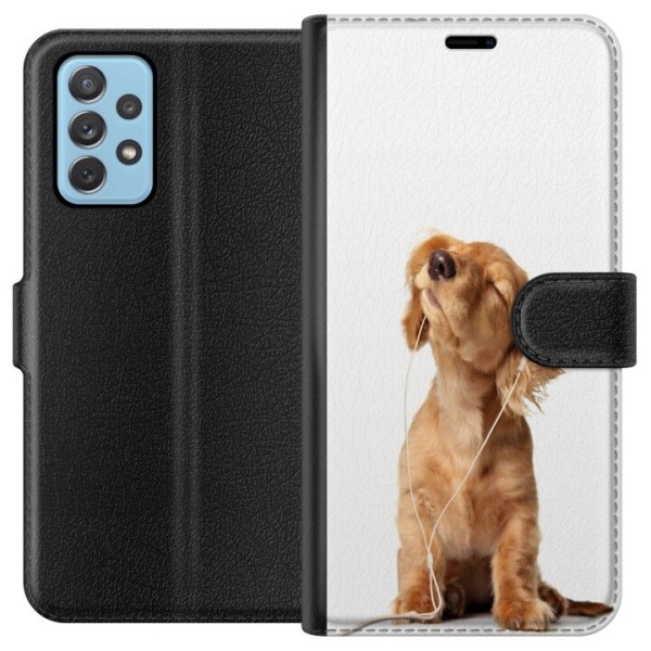 Samsung Galaxy A52 5G Lommeboketui Hund
