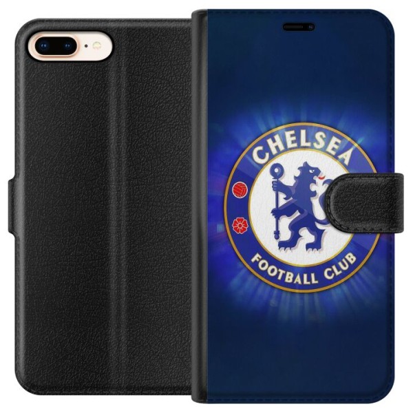 Apple iPhone 8 Plus Tegnebogsetui Chelsea Fodbold