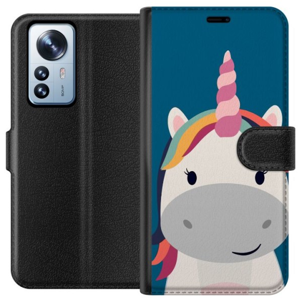 Xiaomi 12 Pro Plånboksfodral Enhörning / Unicorn