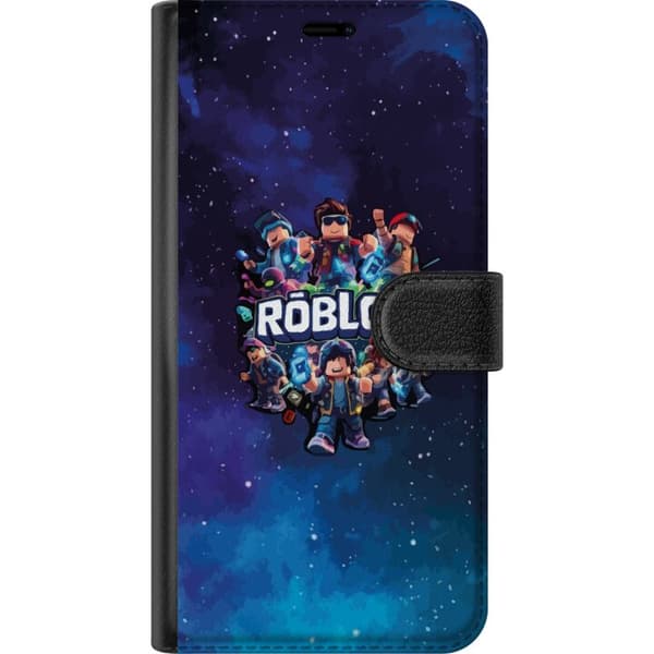 Kompatibel Tegnebogsetui til Apple iPhone 16 Pro Max Spilfigurer under stjernehimmel - spillemotiv på mørkeblå baggrund blå