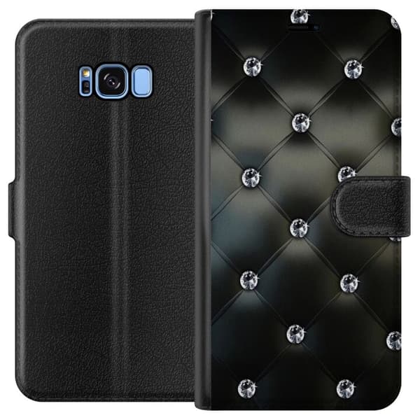 Kompatibelt Plånboksfodral till Samsung Galaxy S8 Big as diamond