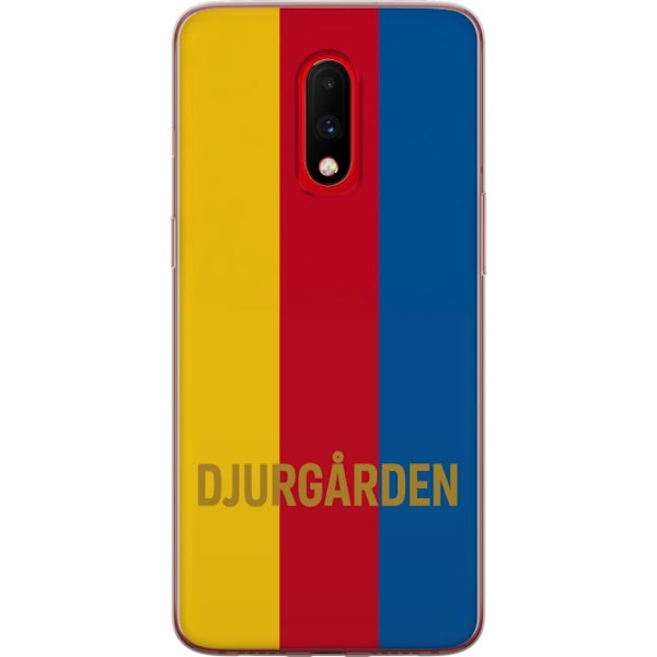 OnePlus 7 Läpinäkyvä kuori Djurgården – jalkapallo