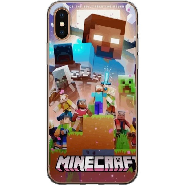 Apple iPhone XS Max Läpinäkyvä kuori Minecraft
