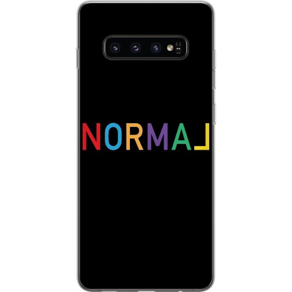 Samsung Galaxy S10 Genomskinligt Skal Normal