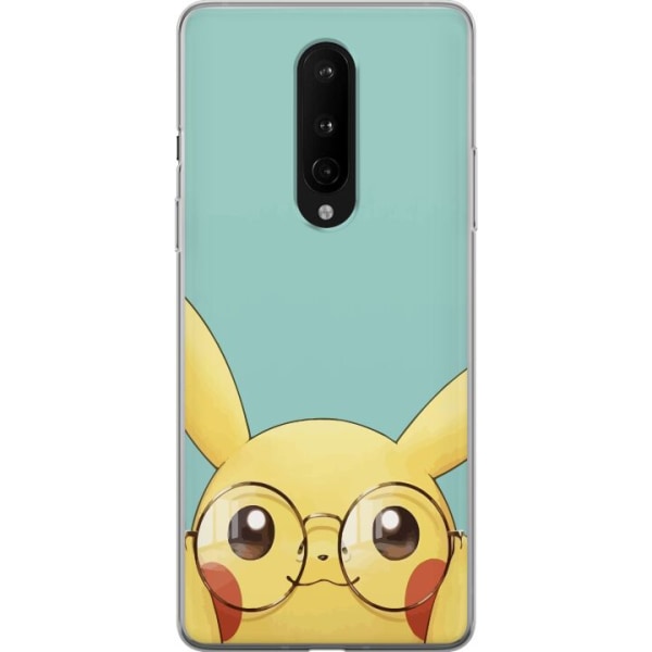OnePlus 8 Läpinäkyvä kuori Pikachu lasit