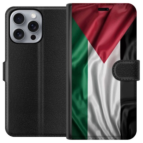 Apple iPhone 16 Pro Max Lompakkokotelo Palestiinan lippu – i