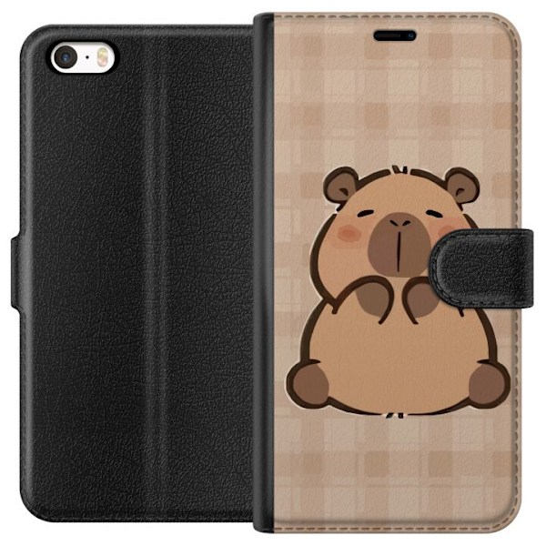 Apple iPhone SE (2016) Plånboksfodral Mobilskal kawaii capybara flera figurer japansk stil
