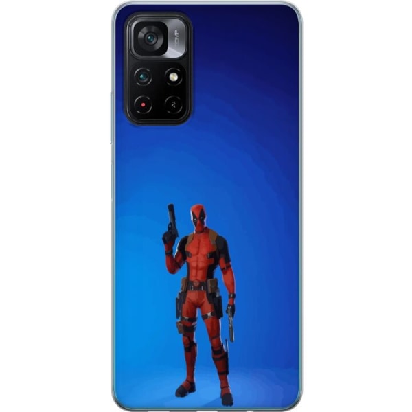 Xiaomi Poco M4 Pro 5G Gennemsigtig cover Fortnite - Spider-Man