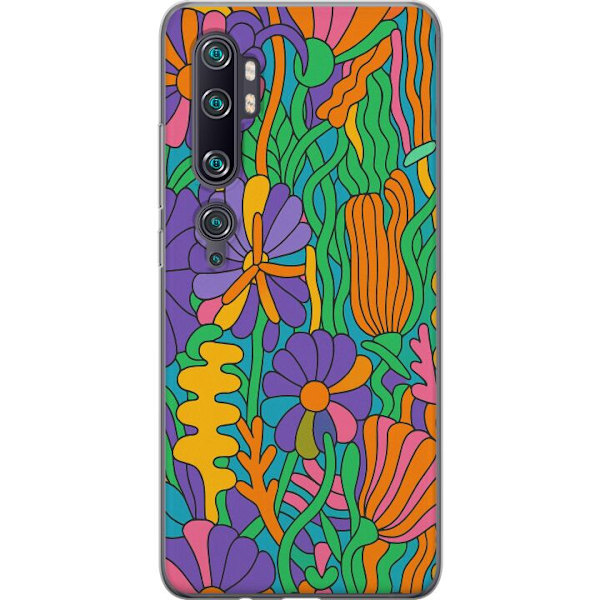 Xiaomi Mi Note 10 Pro Gennemsigtig cover Farveeksplosion