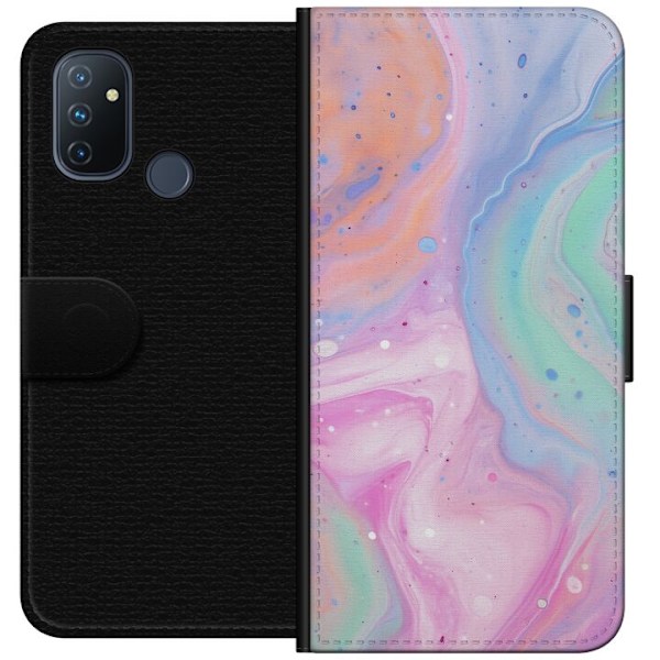 OnePlus Nord N100 Plånboksfodral Pastellmarmor