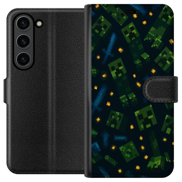 Samsung Galaxy S24+ Lompakkokotelo Minecraft Dungeons Mob