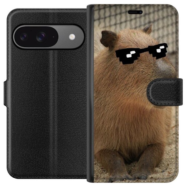 Google Pixel 9 Pro Lommeboketui Capybara