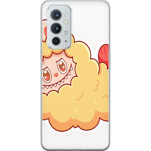 OnePlus 9RT 5G Läpinäkyvä kuori Labubu Pesukarhu Pop Mart Hahmo Keräilyesine Söpö Suunnittelu Suosittu Teema Taideteos Leikkisarja