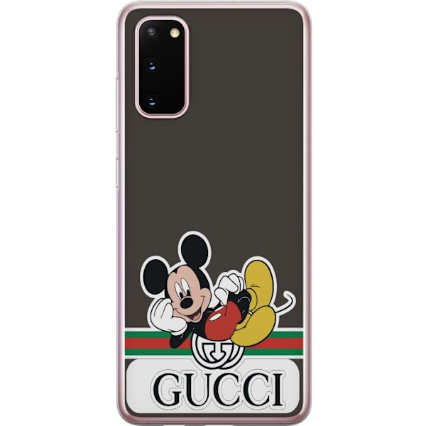 Samsung Galaxy S20 Gennemsigtig cover Gucci Musse Pig