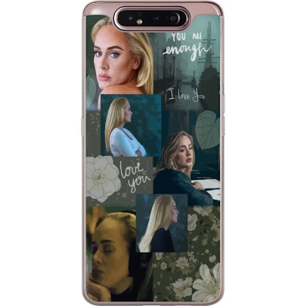 Samsung Galaxy A80 Genomskinligt Skal Adele