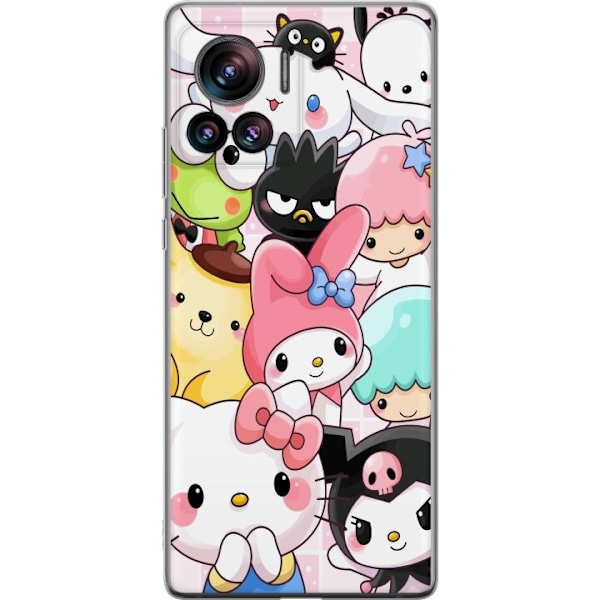 Motorola Edge 30 Ultra Gennemsigtig cover Kawaii Sanrio Crew