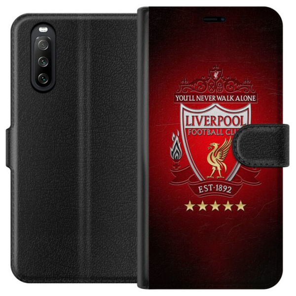 Sony Xperia 10 III Lompakkokotelo YNWA Liverpool