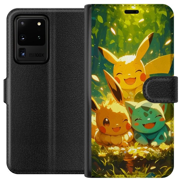 Samsung Galaxy S20 Ultra Lommeboketui Pixelmonster spillstil -