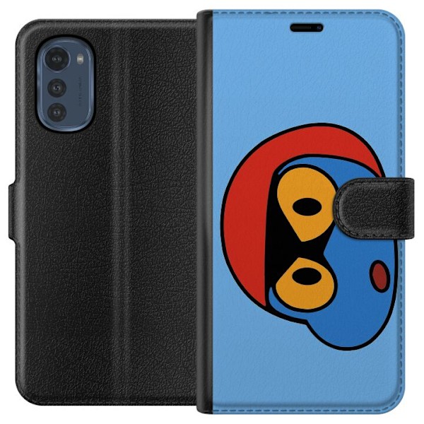 Motorola Moto E32s Tegnebogsetui Bold Bot Head