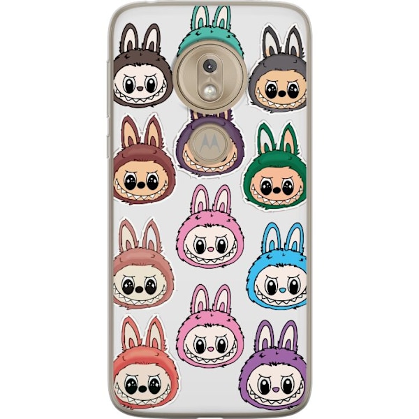 Motorola Moto G7 Play Läpinäkyvä kuori Labubu Macaron Monst
