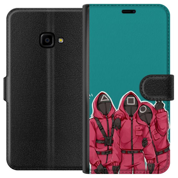 Samsung Galaxy Xcover 4 Lompakkokotelo Squid Game Hahmot Graafinen Suunnittelu Sarjakuvasarjan Hahmot Suosittu TV-Teema Aasialainen Tyyli Jännittäv