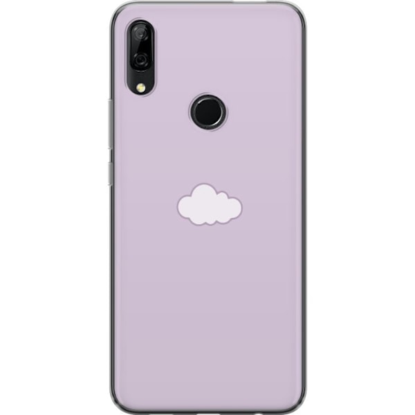 Huawei P Smart Z Läpinäkyvä kuori Lila Pilvi - minimalistinen pilvi lila taustalla