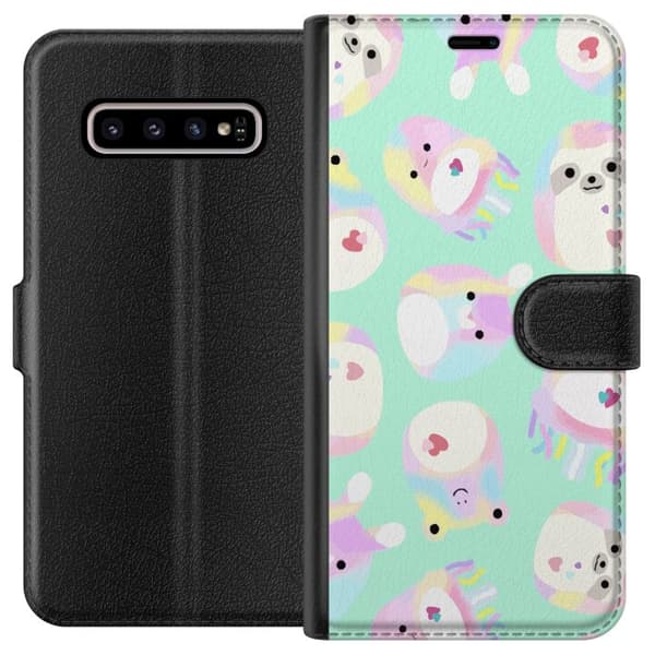 Kompatibelt Lommeboketui til Samsung Galaxy S10+ Squishmallow