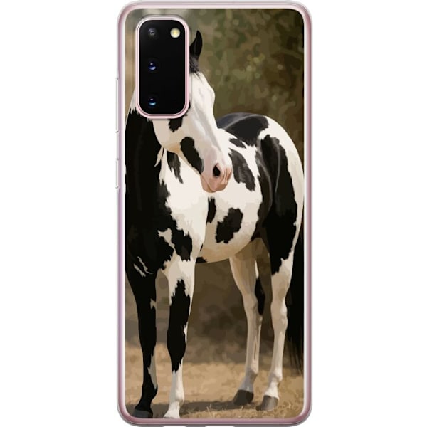 Samsung Galaxy S20 Läpinäkyvä kuori Kaunis Hevonen - elegantti hevonen kuva-aihe