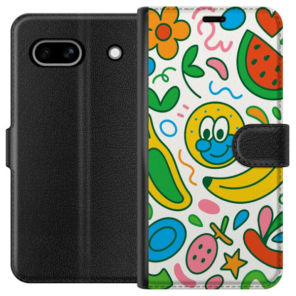 Google Pixel 7a Lompakkokotelo Perhosverho