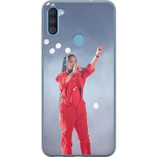 Samsung Galaxy A11 Läpinäkyvä kuori Rihanna – Trendsetting Looks & Style