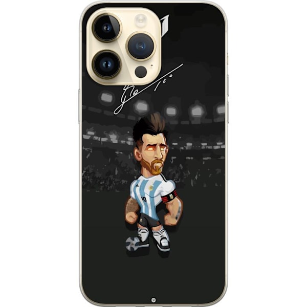 Apple iPhone 14 Pro Max Gjennomsiktig deksel Messi