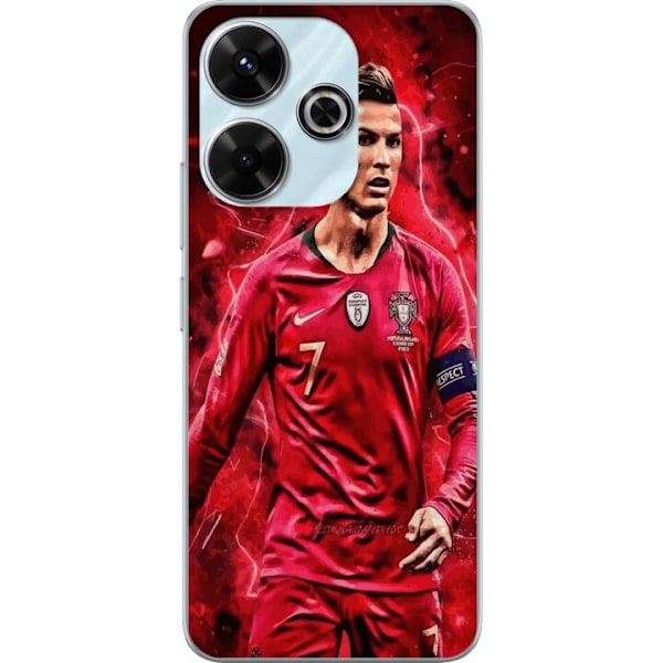 Xiaomi Redmi 13 Genomskinligt Skal Ronaldo Skills – CR7 Design för Äkta Supporters
