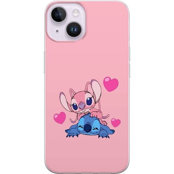 Apple iPhone 14 Läpinäkyvä kuori Ystävänpäivä Stitch