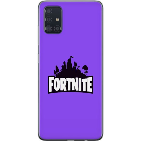 Samsung Galaxy A51 Läpinäkyvä kuori Fortnite