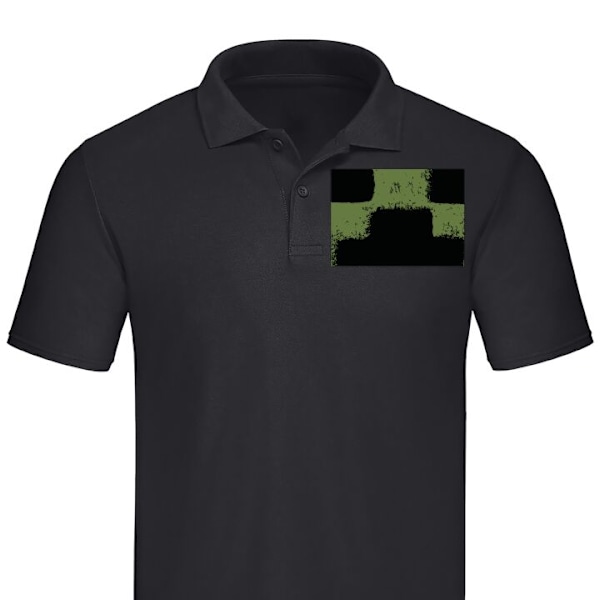 Piké för Vuxen | Elegant Pikétröja A Minecraft Movie Svart Large
