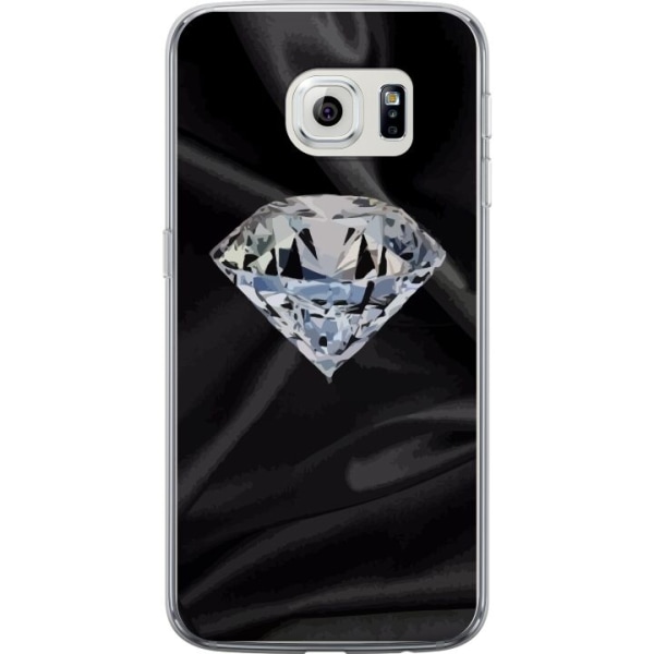 Samsung Galaxy S6 edge Läpinäkyvä kuori Silkkidiamantti