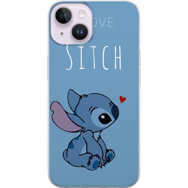 Kompatibelt Mobildeksel til Apple iPhone 14 I Love Stitch