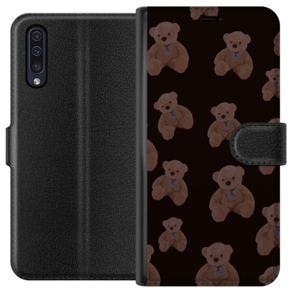 Samsung Galaxy A50 Plånboksfodral En björn flera björnar