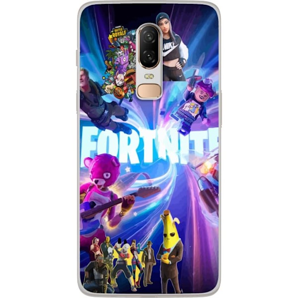 OnePlus 6 Gjennomsiktig deksel Fortnite