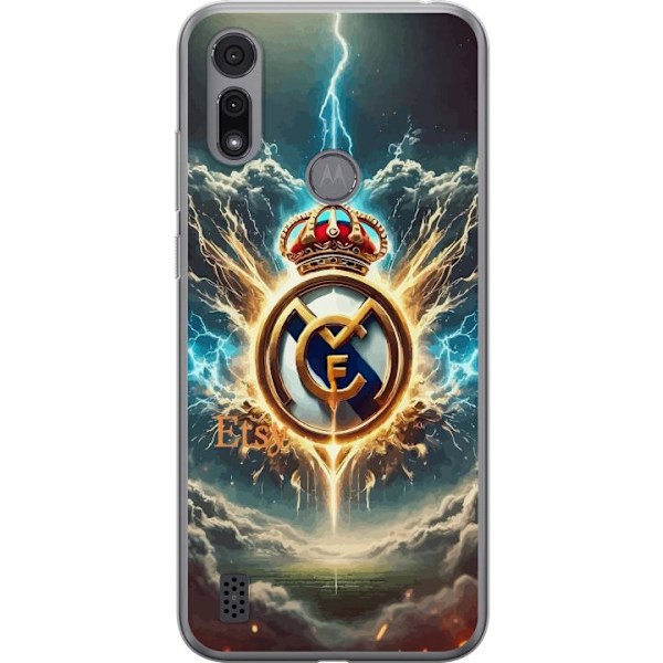 Motorola Moto E6i Läpinäkyvä kuori Real Madrid