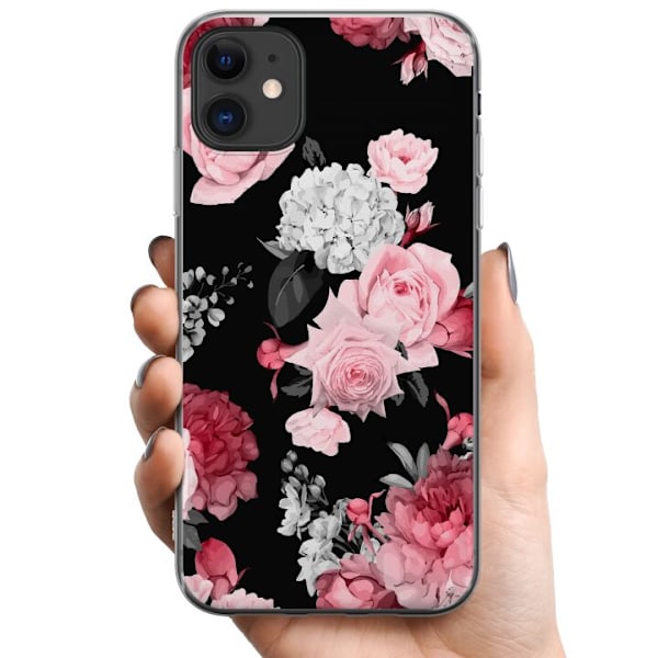 Apple iPhone 11 TPU Mobilcover Blomster