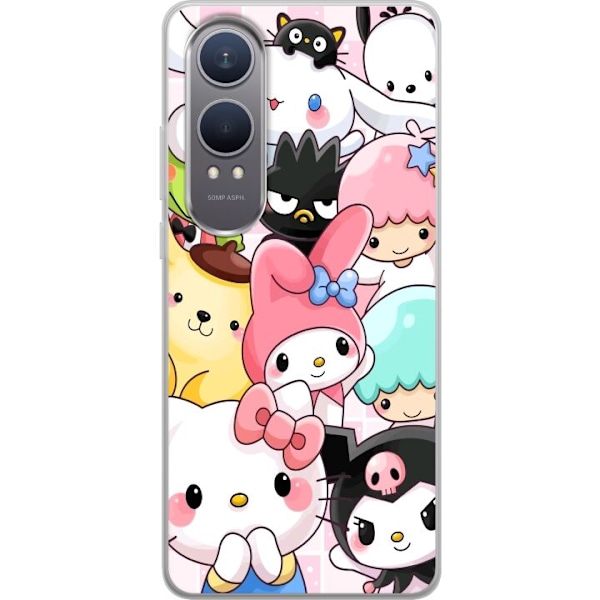 OnePlus Nord CE4 Lite Läpinäkyvä kuori Kawaii Sanrio Crew