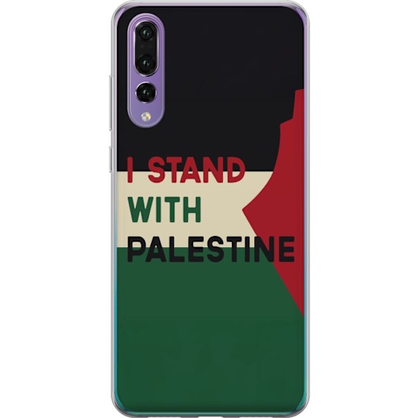 Huawei P20 Pro Genomskinligt Skal Stand with Palestine – solidaritetsdesign med starkt budskap