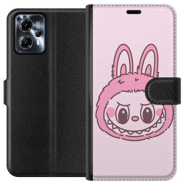 Motorola Moto G13 Tegnebogsetui Labubu Dyrekreds Bunny Udgave