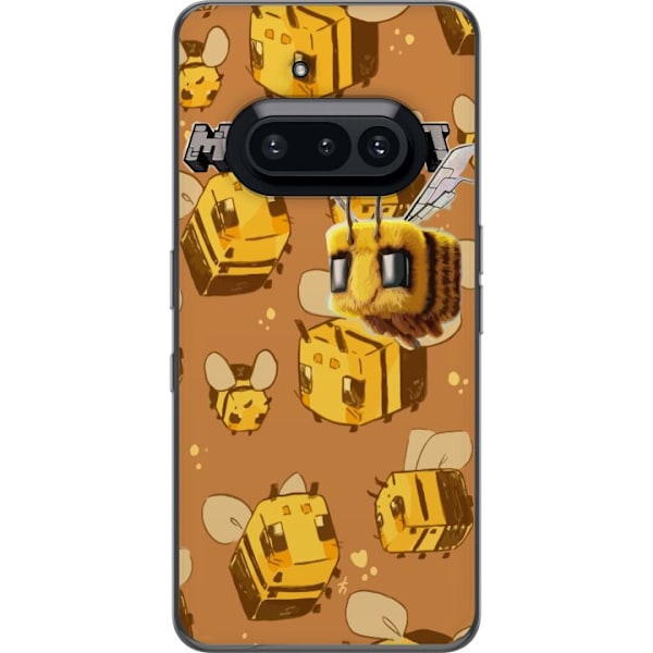 Nothing Phone (3a) Läpinäkyvä kuori Minecraft Bi