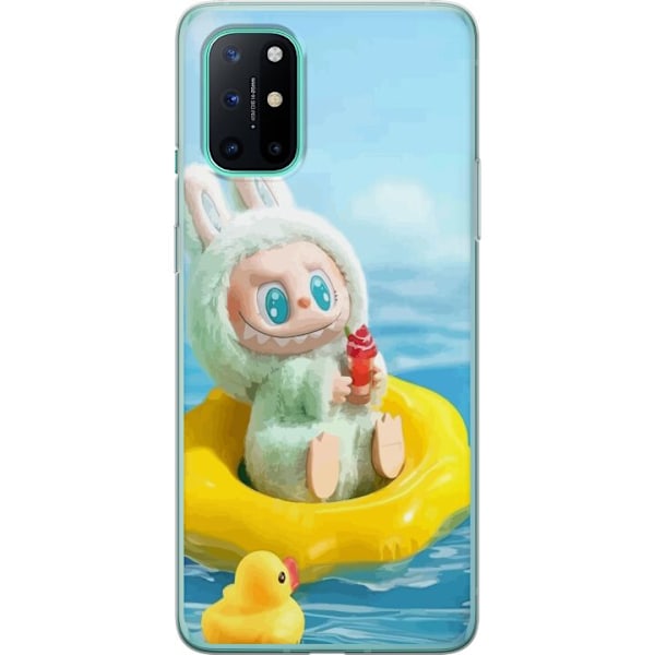 OnePlus 8T Läpinäkyvä kuori Labubu Macaron-sarja