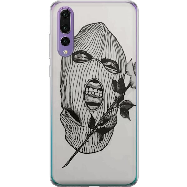 Huawei P20 Pro Genomskinligt Skal Ski Mask Ros Streetwear Design Grafiskt Motiv Spänning Urban Stil Street Art Maskerad Symbol