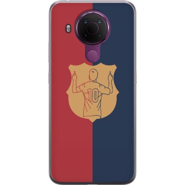 Nokia 5.4 Gennemsigtig cover FC Barcelona