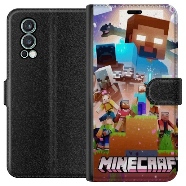 OnePlus Nord 2 5G Tegnebogsetui Minecraft