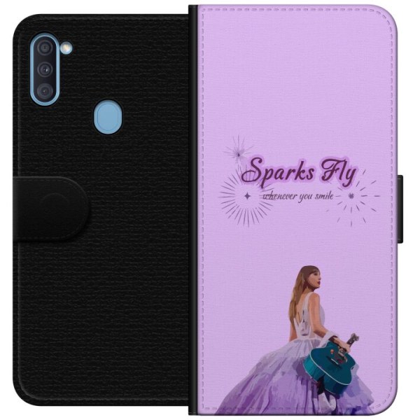 Samsung Galaxy A11 Lommeboketui Taylor Swift - Sparks Fly
